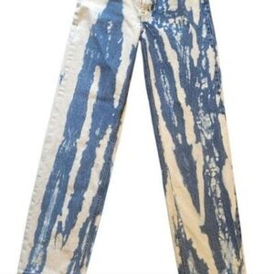 NWT Revice Jeans Women's 25 Blue Super 80s After School Special Tie Dye Relaxed